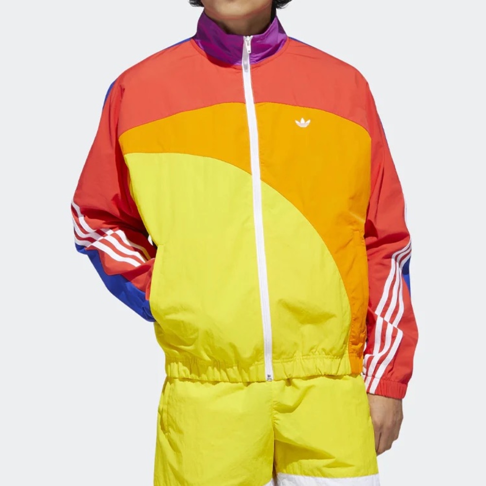 Adidas Originals - Pride Off Centre  - Rainbow Windbreaker Jacket - Sz. L